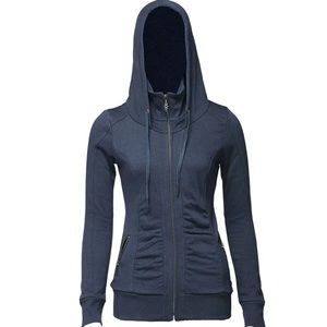 Nomads Blue Bamboo/Cotton Zip Up Hoodie